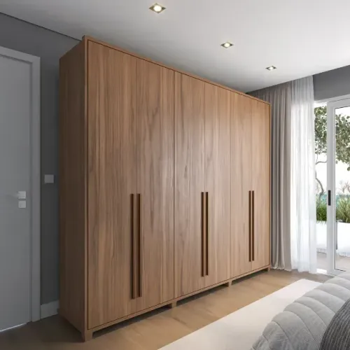 Guarda Roupa Casal Nova Athos 6 Portas