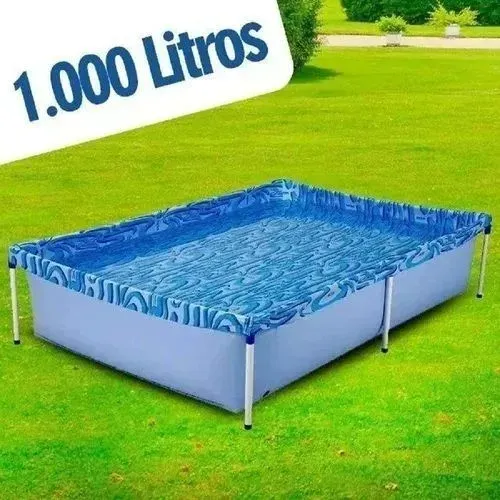 Piscina Retangular 1000 litros - Entrega das 9 até 22hrs