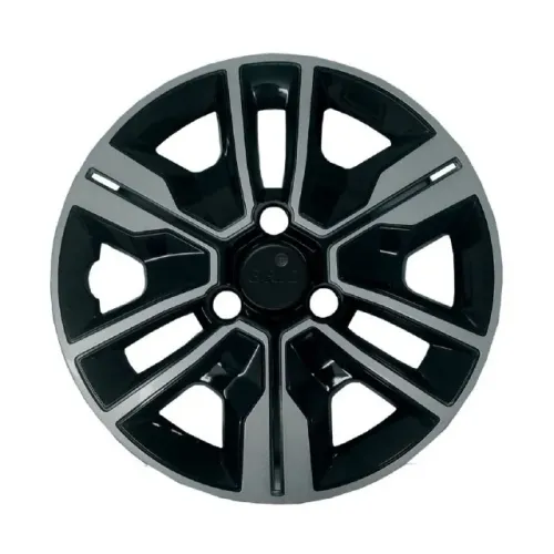 Kit Calotas Aro 14 Preto/prata Kwid Outsider 2023 - Grid