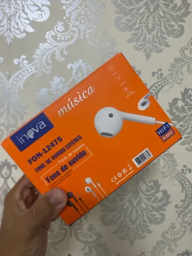 Caixa fechada Fone de Ouvido Estéreo Ineva FON-12475 - Novo