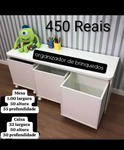 Organizador de brinquedos  entrega gratis ?%MDF