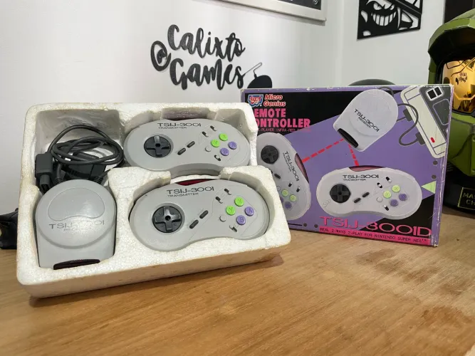 Controle Micro Genius Super Nintendo TSIJ-3001D Sem Fio