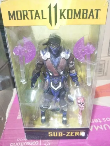 Boneco Sub-Zero Mortal Kombat mcfarlane toys 