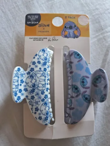 Kit prendedor de cabelo Stitch