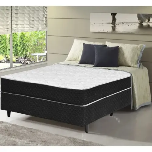 Cama Box Conjugada Casal com Molas Ensacadas Trento
