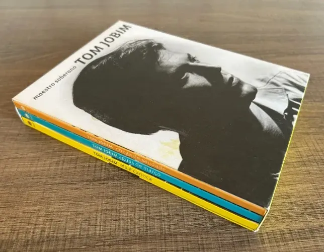 Box 3 DVDs Tom Jobim Maestro Soberano