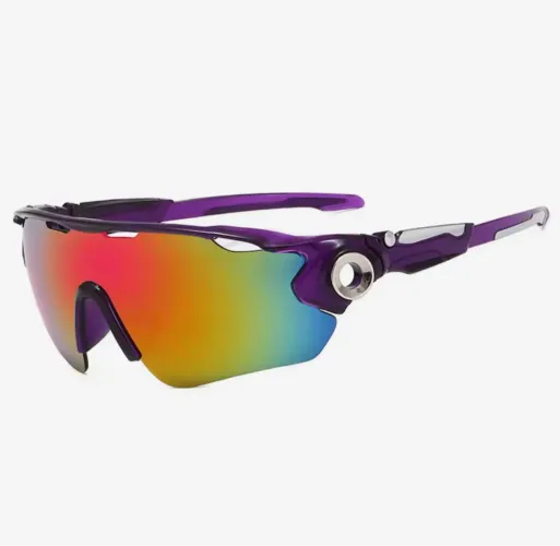 Óculos Esportivos com Lentes Coloridas