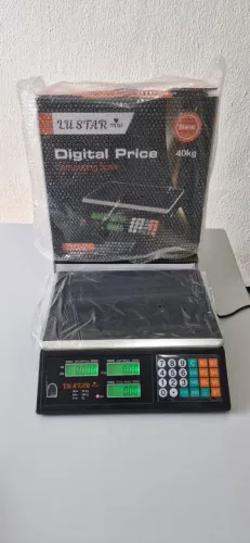 Balança de mesa Lu star da cor preta 40kg