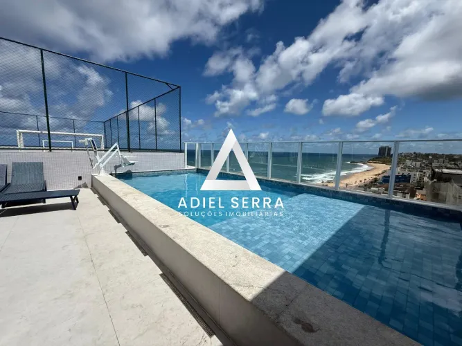 Amaralina | Studio 25m² | Cozinha americana | 1 vaga | Infraestrutura Completa