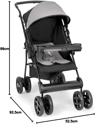 Carrinho Bebê Berço Passeio Reclinável Reversível Tutti Baby