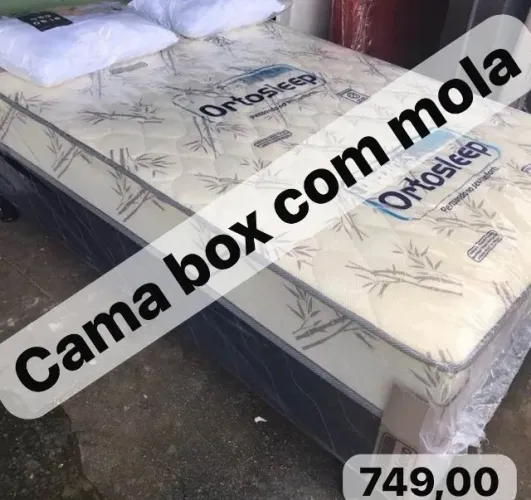 Cama box molas de qualidade