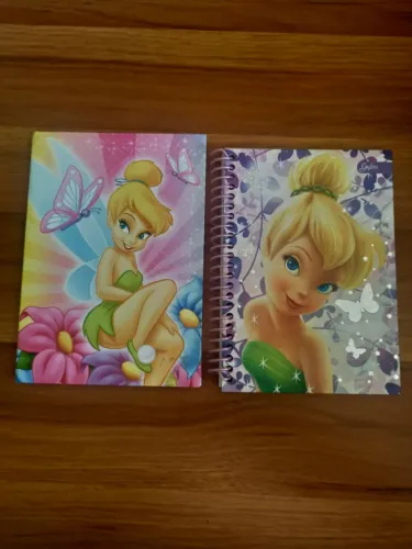 2 Cadernos Tinker Bell