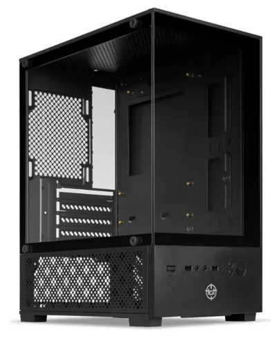 Gabinete Gamer Tgt Legion, Mini-tower, Lateral De Vidro Preto novo