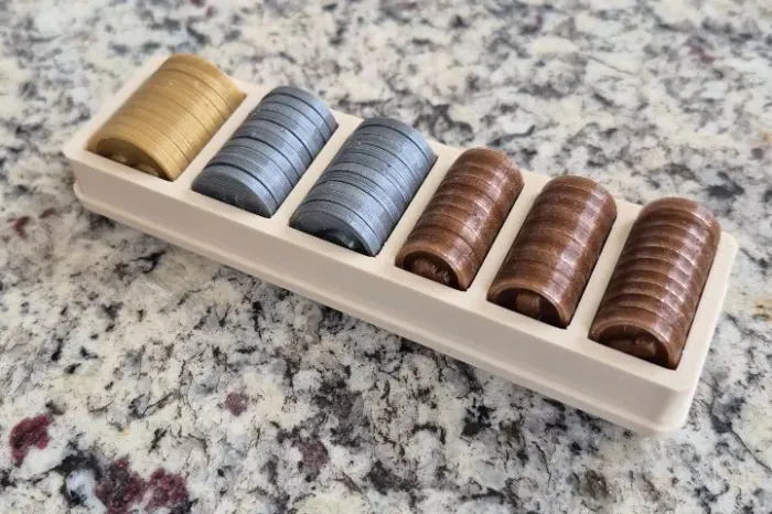 Moedas com Suporte para Board Game