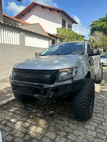 Parachoque offroad para Ranger com base de guincho e ponto de ancoragem