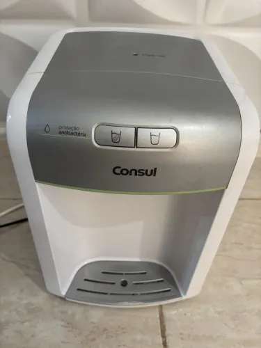 Purificador de água Consul Branco refrigerado com proteção antibactérias CPB34ASVNA
