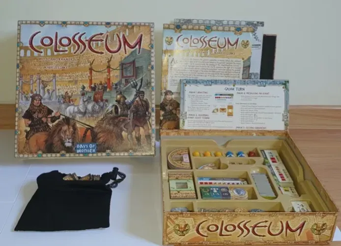 2 jogos Colosseum + Cleopatra (instruções em inglês)