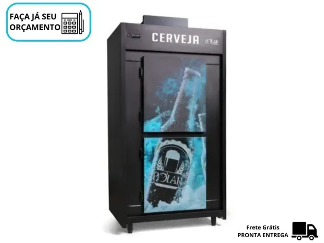 Cervejeira Mini câmera 2 portas cegas polar 220v nova