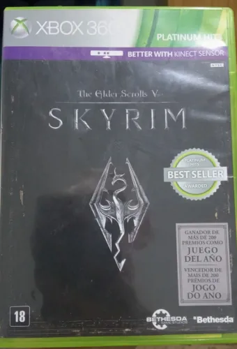 Jogo original Skyrim Xbox 360