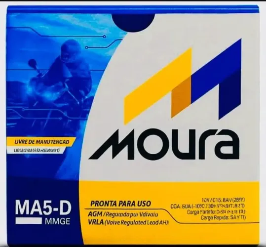 BATERIA DE MOTO MOURA 5AH