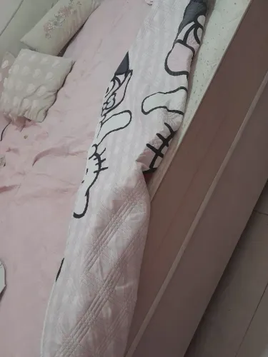 CAMA ROSA CLARO LINDISSIMA