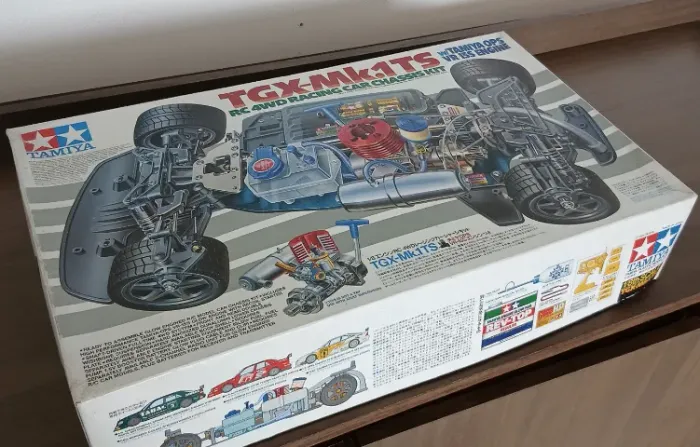 R/C 1/8 Tamiya TGX-Mk.1 TS a Combustão + Motor Tamiya-OPS + Caixa Original