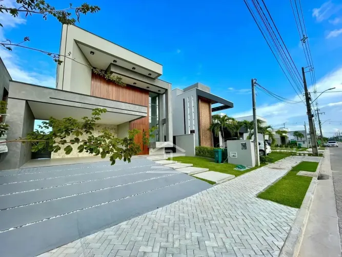 Casa em Condomíno Alphaville 252m² no Eusébio, Quadra Beach Tênis / 04 quartos TR181298 ES