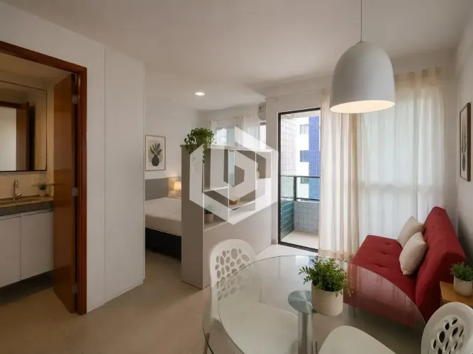 Boa Viagem , Apartamento Tipo Flat | 31m² | 01 wc | 01 Vaga Garagem à venda, Recife, PE