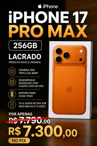 IPHONE 17 PRO MAX 256GB