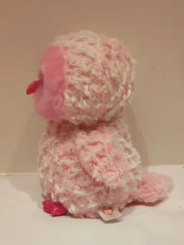 Coruja de pelúcia Beanie Boo 20cm original