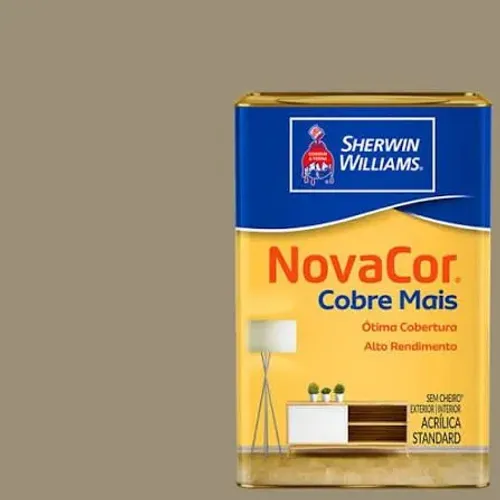 Latão tinta Sherwin williams cinza tranquilo/crômio acrílico cobre mais
