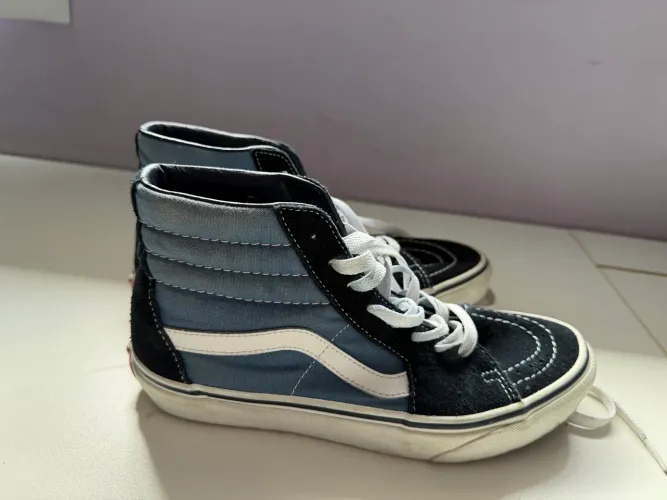 tênis vans sk8-hi azul