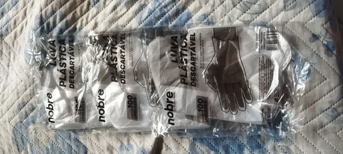 Luvas descartáveis 300 unidades 