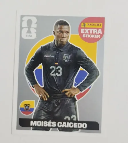 Figurinha Legend Prata Moisés Caicedo Copa do Mundo 2026