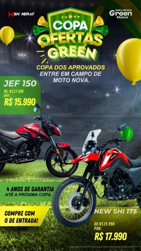 Adquira já a sua shineray