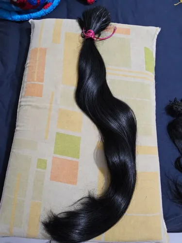 Cabelo orgânico de 70 cm na cor castanho escuro 350 reais