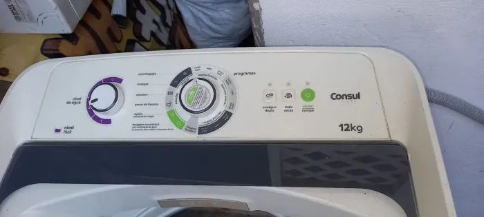 Máquina de lavar 12kg consul *