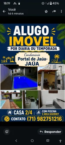 Locação por temporada/diária