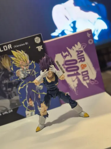 S.H.Figuarts Majin Vegeta Black Hole + Head Vegeta Ultra Ego Air B