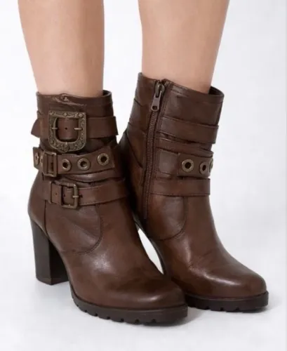 bota constance couro marrom 36