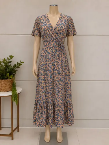 Vestido Longo estampado