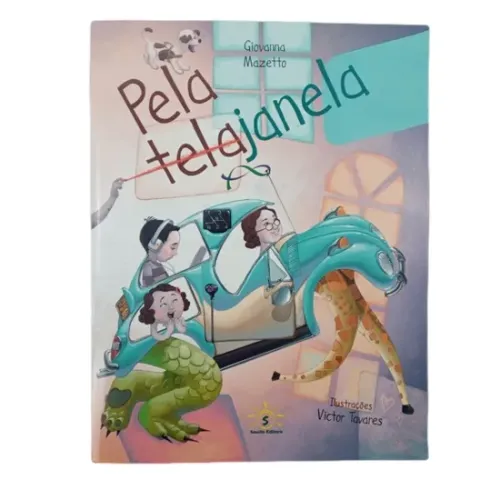 LIVRO INFANTIL PELA TELA JANELA - USADO 