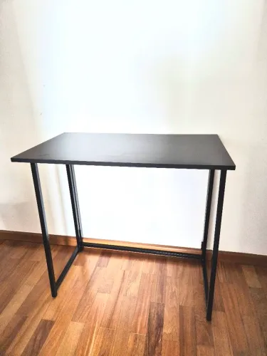 Mesa Dobrável Escrivaninha Preta