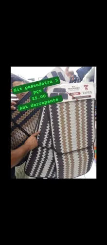 Kit 3 pçs passadeira  Ant  derrapante 