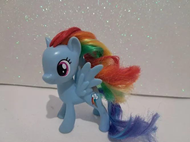 Miniatura Colecionável My Little Pony 8cm Rainbow Dash