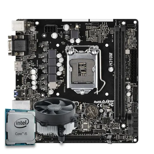 Kit upgrade Intel h310m-t + cooler + i5 8400