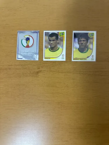 Figurinhas Copa 2002 - Rivaldo e Juninho
