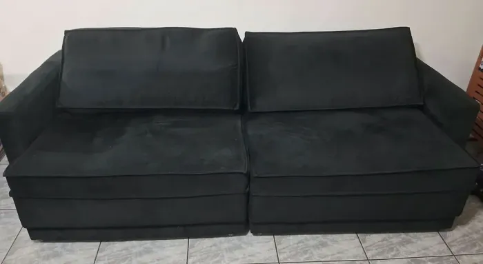 Sofa Preto retratil Grande