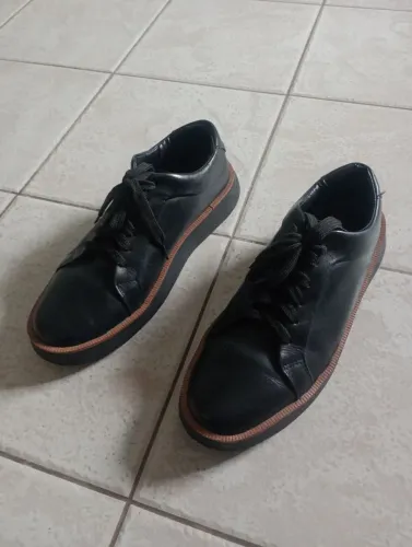 Sapatênis / Tênis Casual Masculino Vancouver Outlet Preto - Seminovo