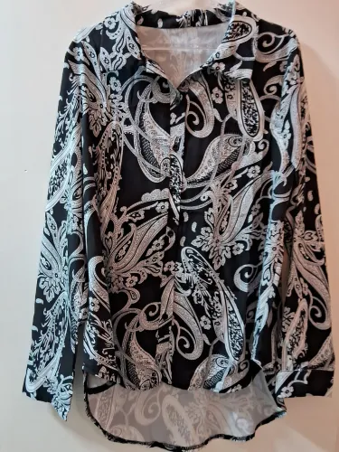 Camisa manga longa Estampada